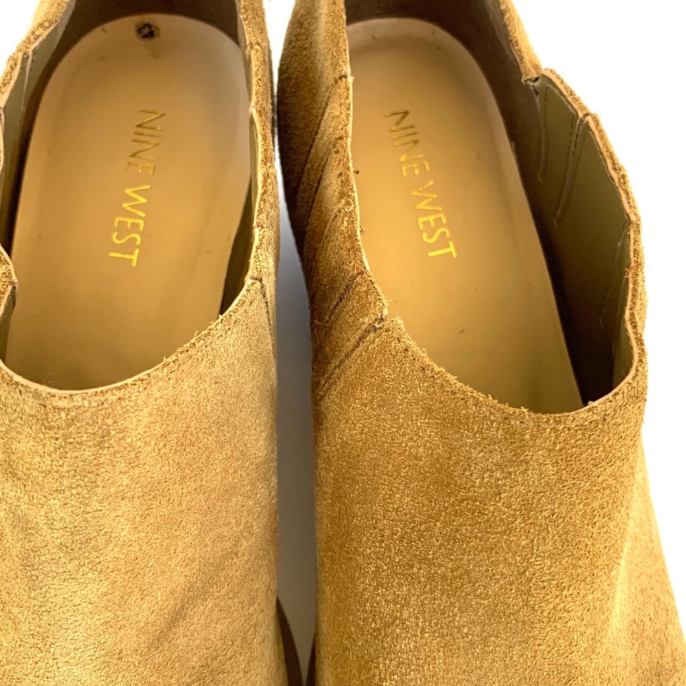 Nine West Suede Leather Ankle Bootie - Picture 7 of 8